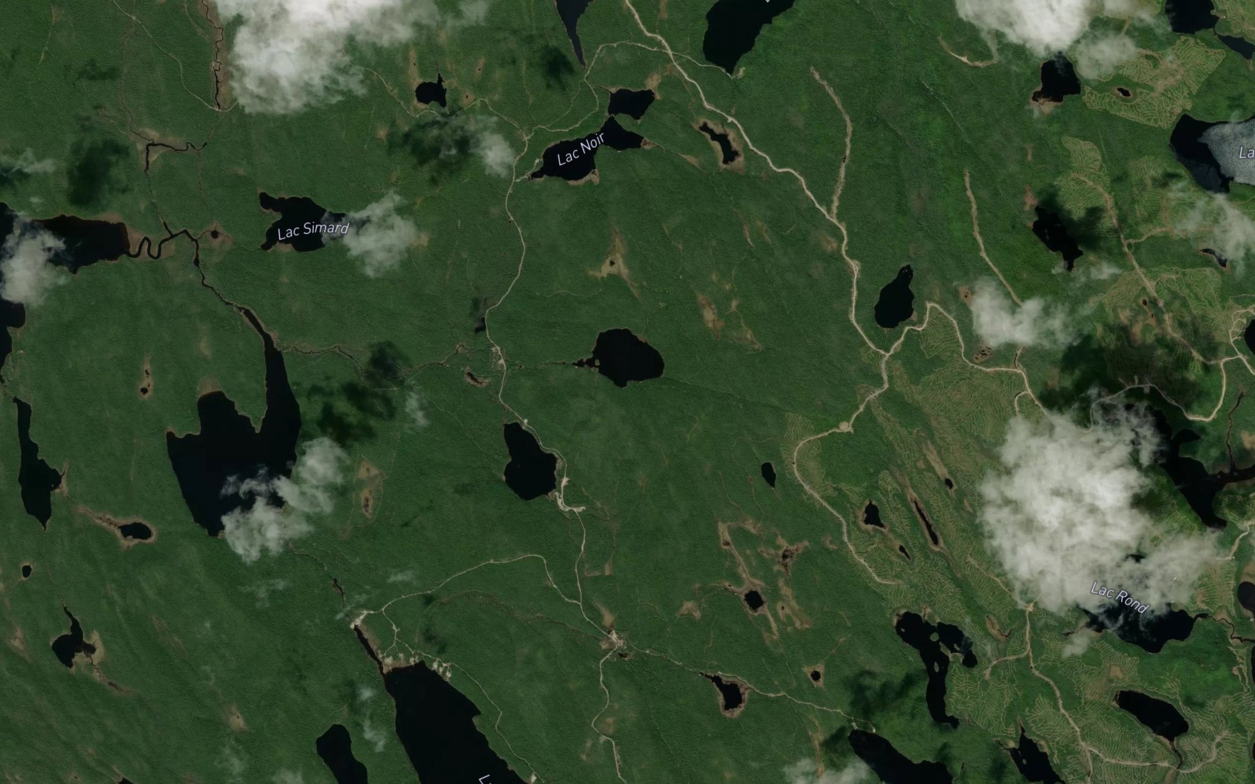 Satellite map of the Lac des Policiers