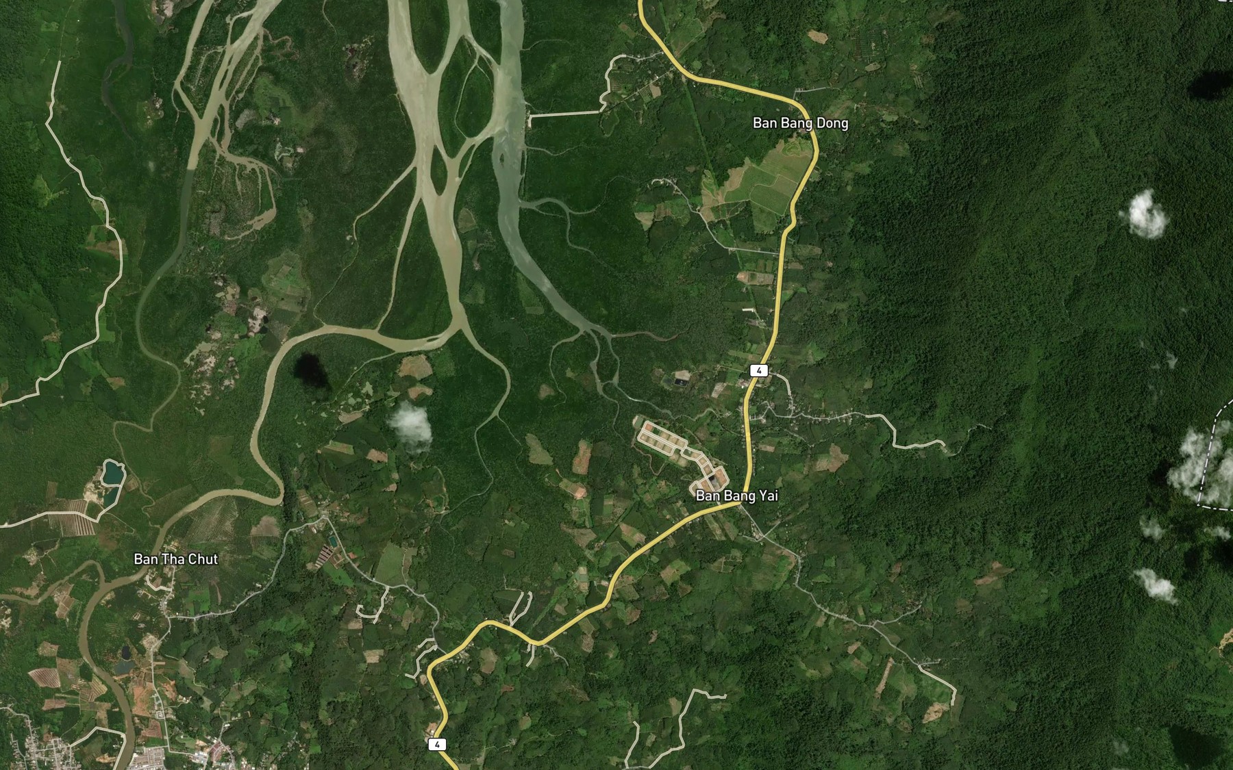 Satellite map of the Khlong Bang Phao Mu