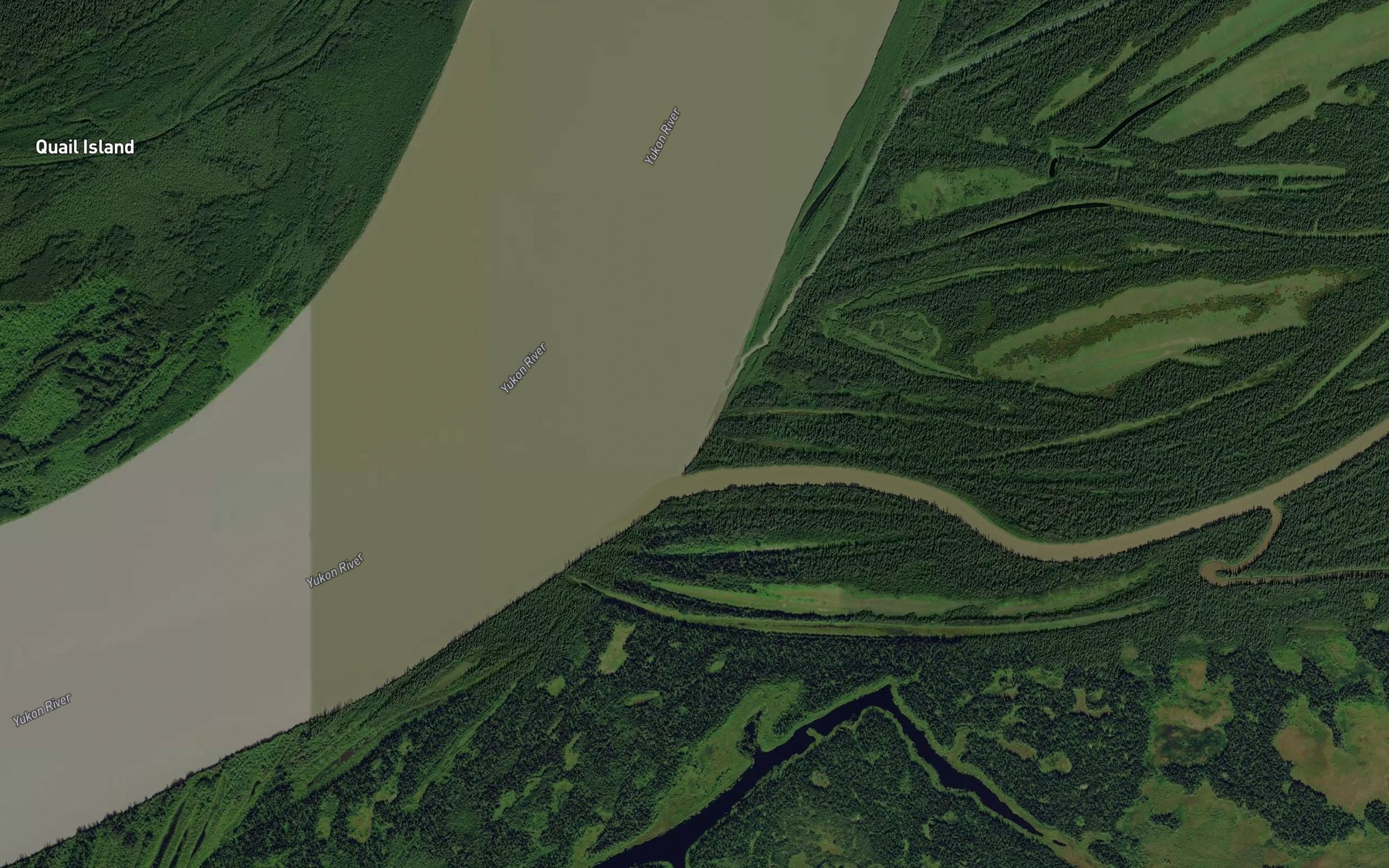 Satellite map of the Metzdorf Slough