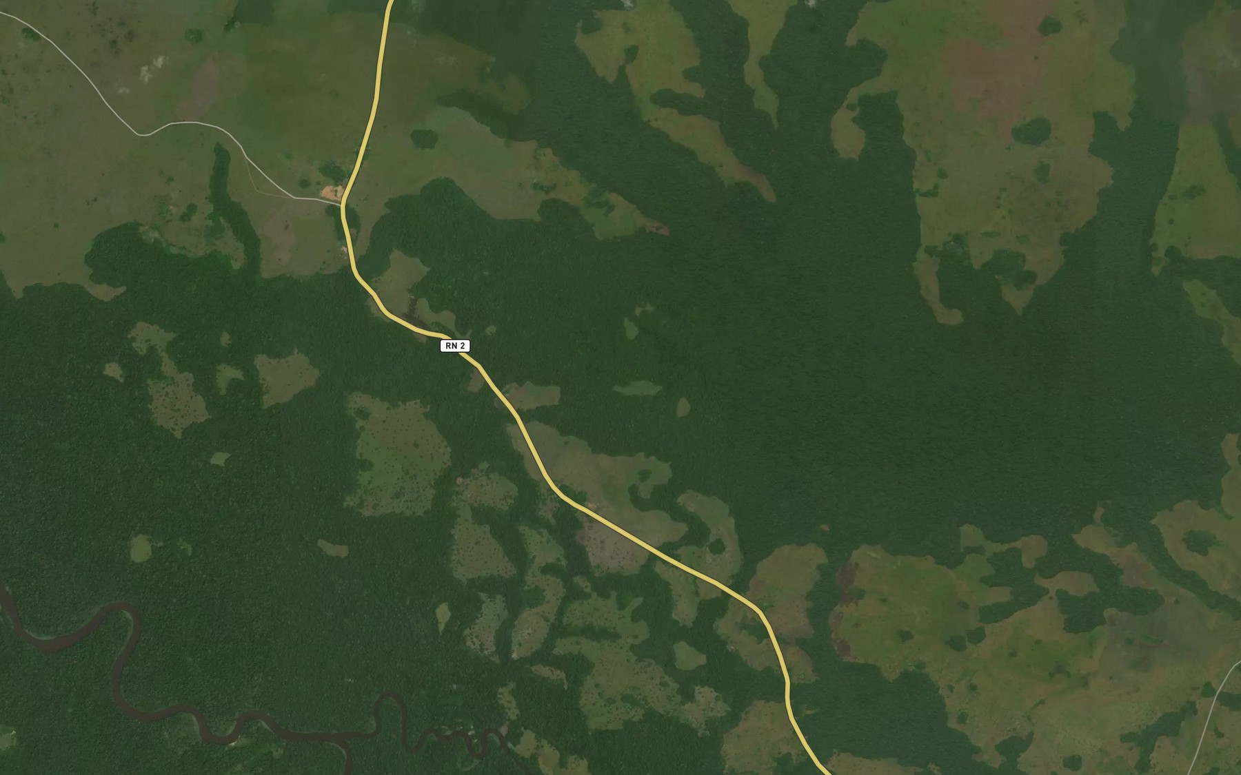 Satellite map of the Letsetlabe