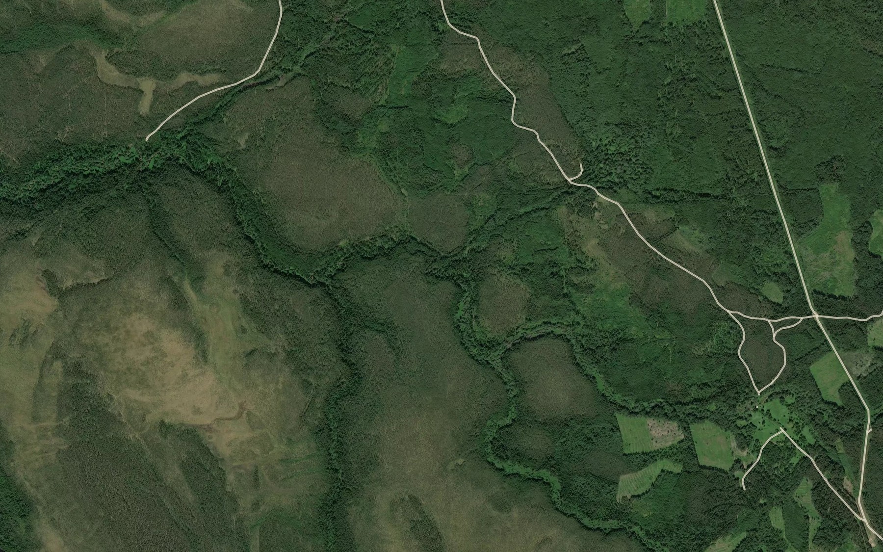 Satellite map of the Krutoy