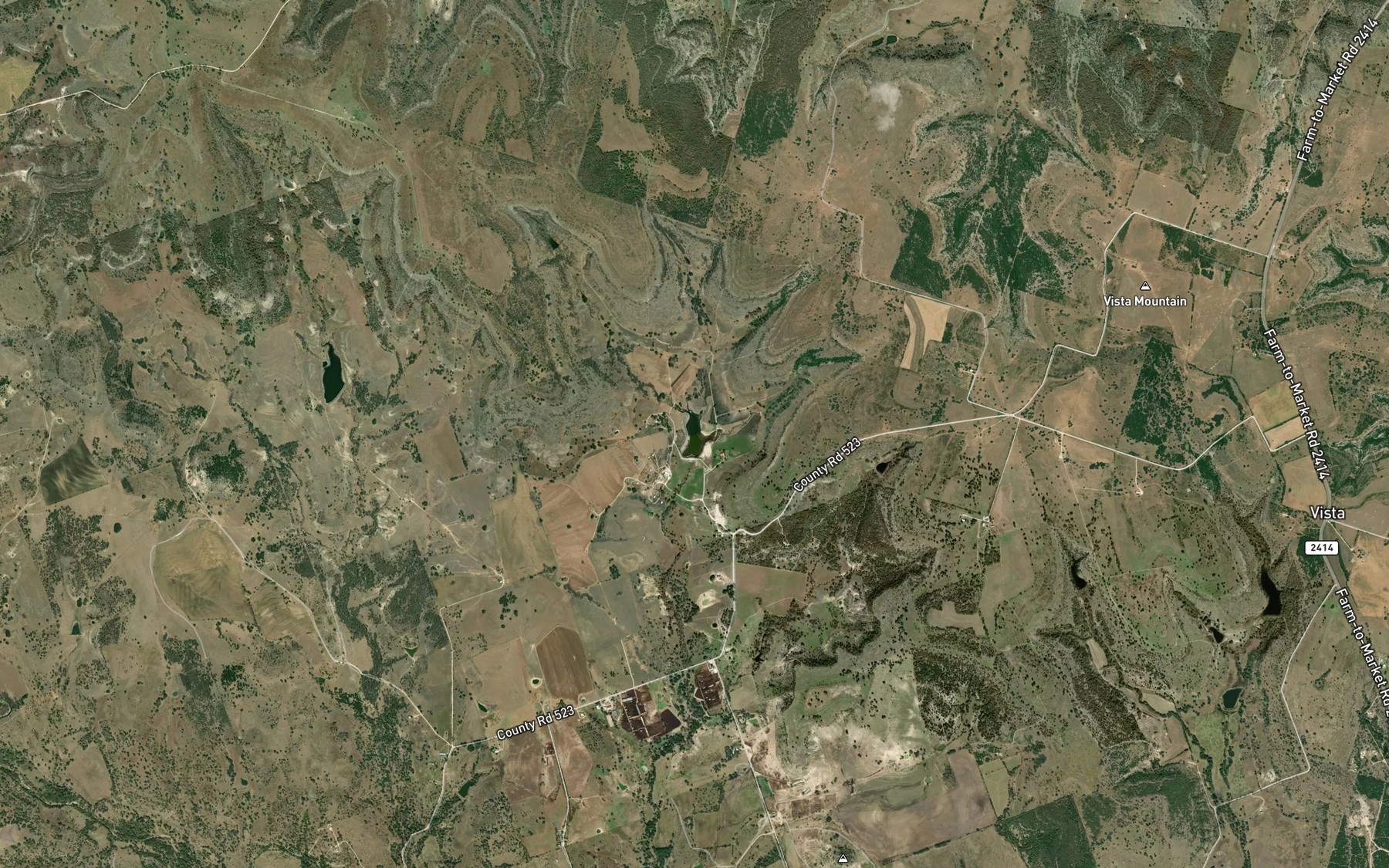 Satellite map of the Caldwell Lake Number 3