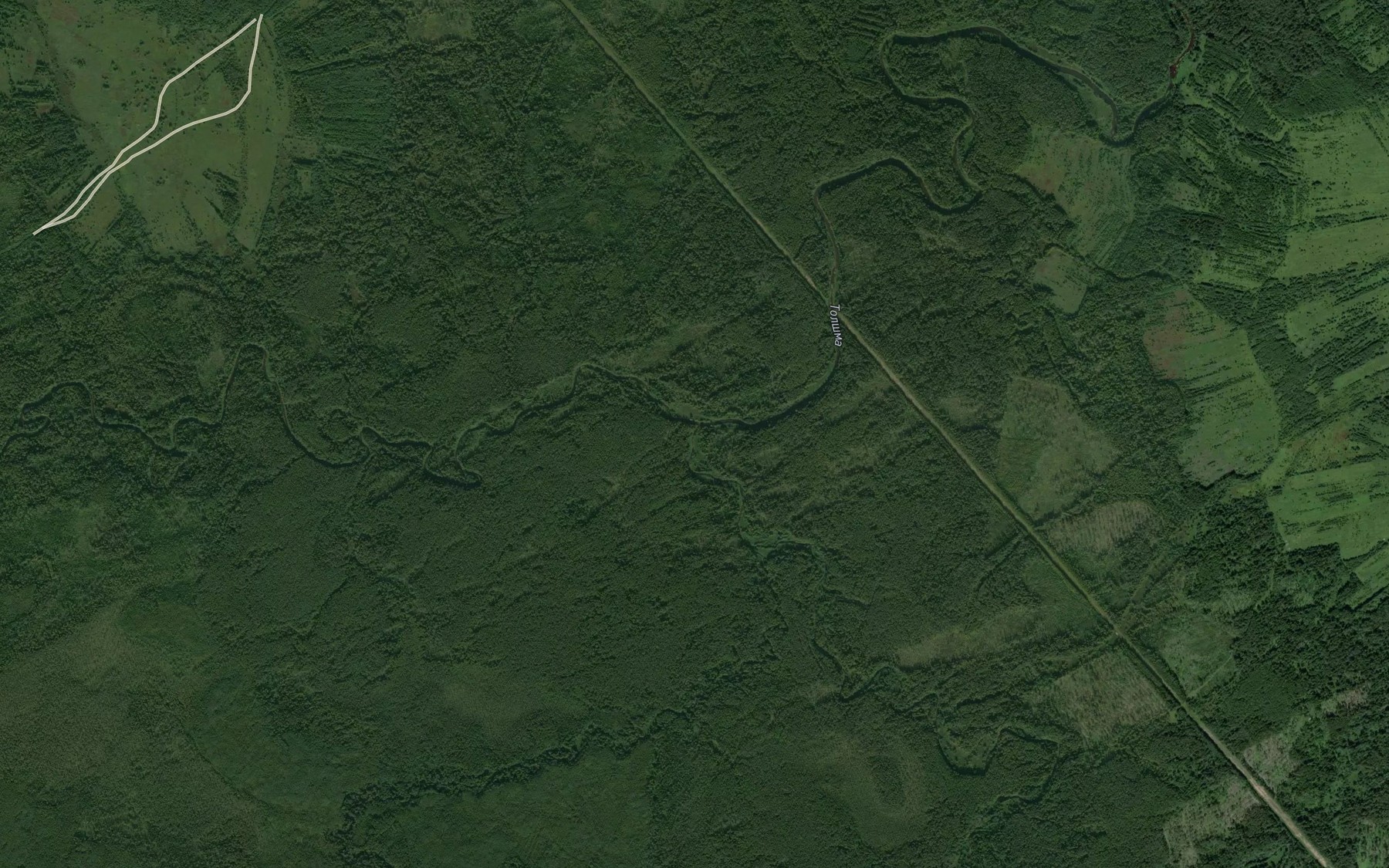 Satellite map of the Karitsa