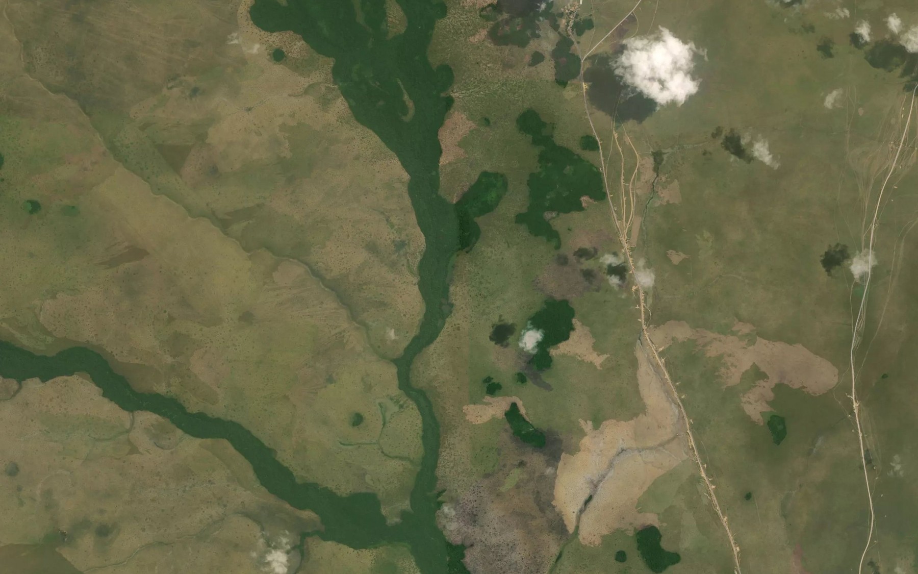 Satellite map of the Ontari