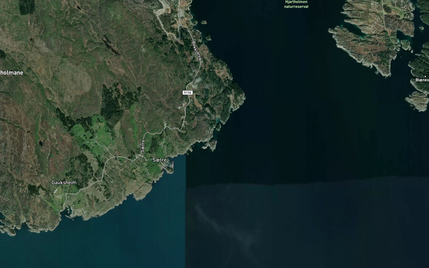 Satellite map of the Vestra Hamna