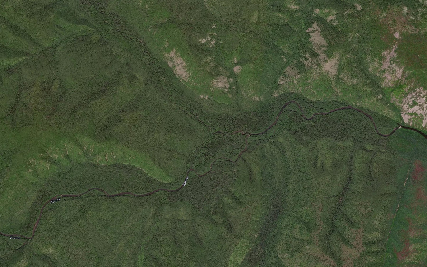 Satellite map of the Dyu