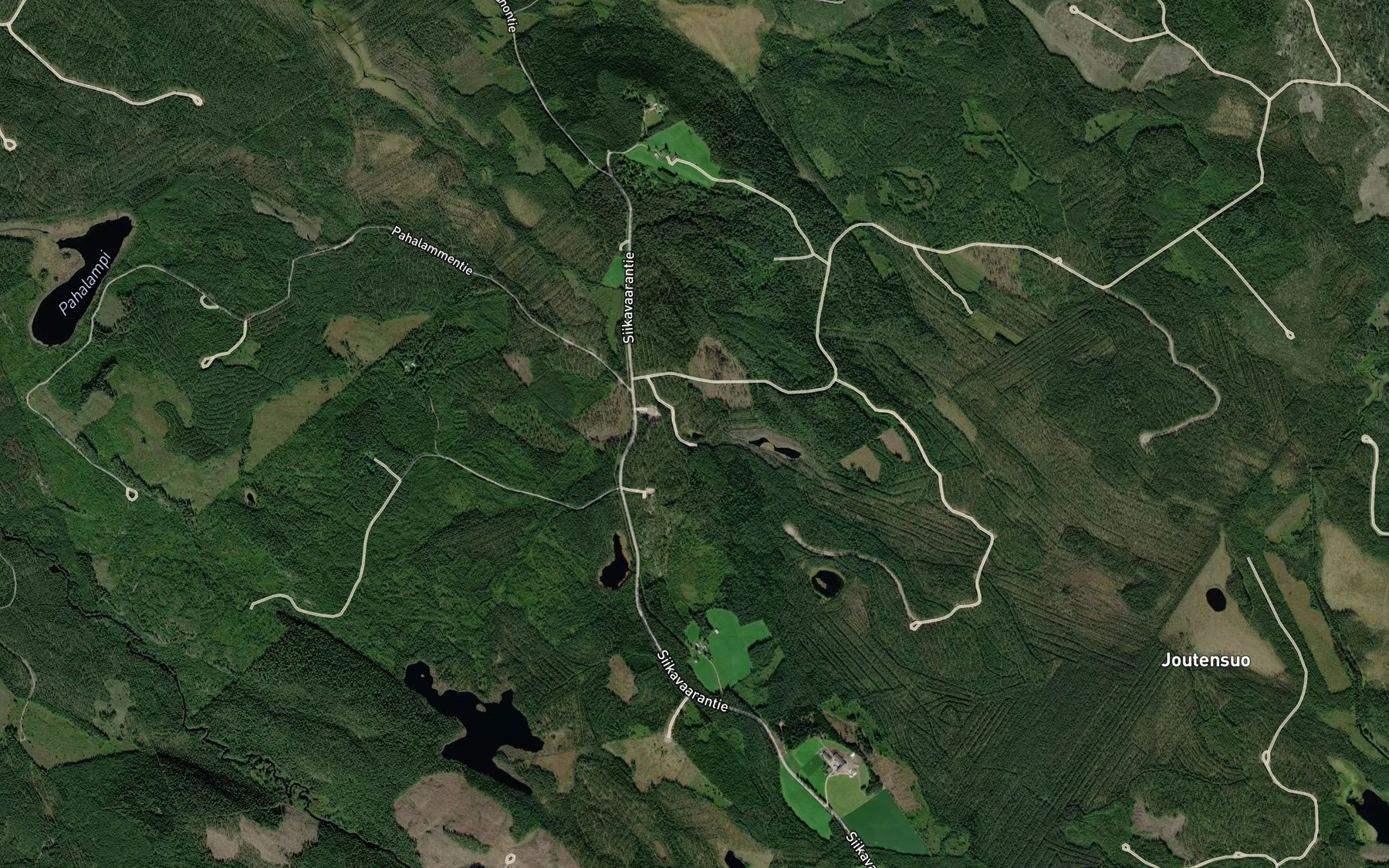 Satellite map of the Sammakkolampi