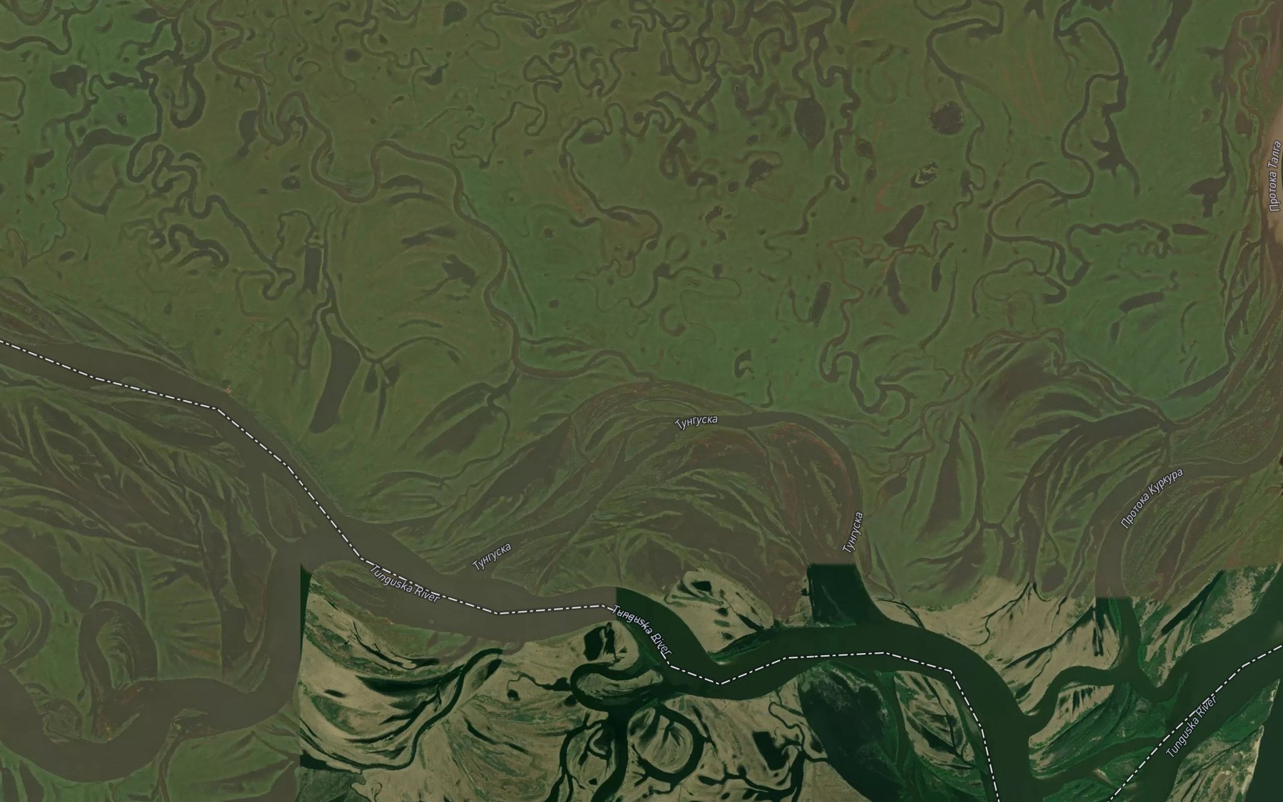 Satellite map of the Elyaksa