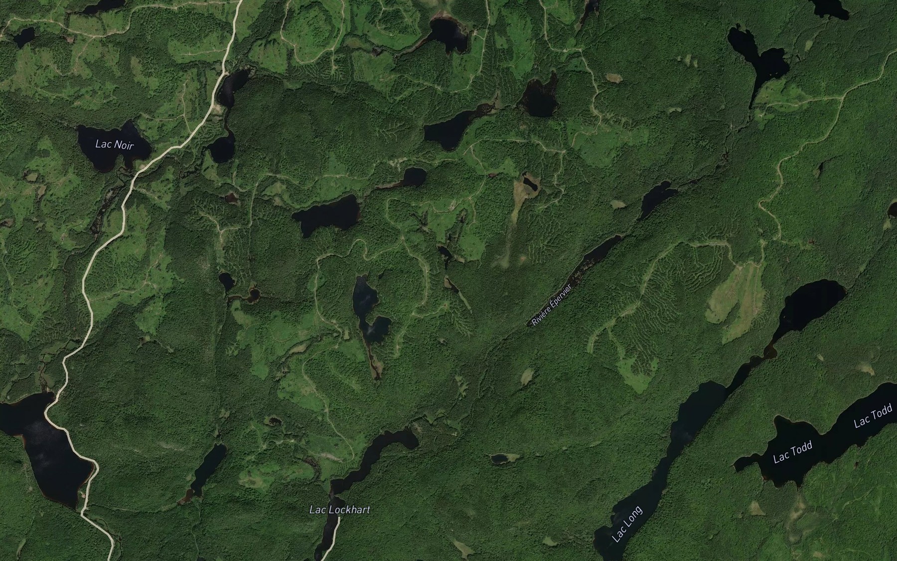 Satellite map of the Lac du Busard