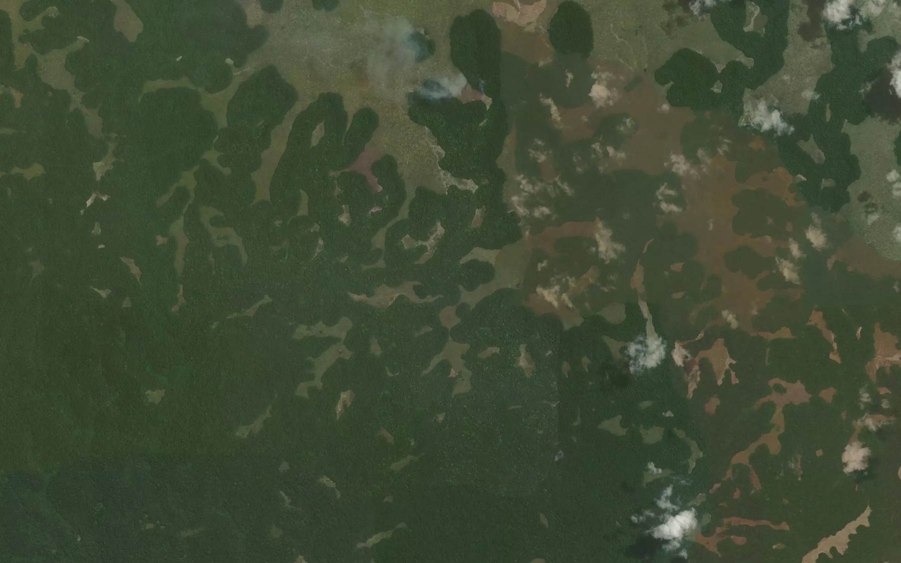 Satellite map of the Mbie