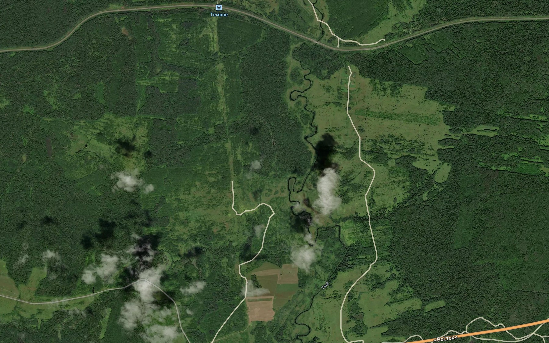 Satellite map of the Ol'khovka