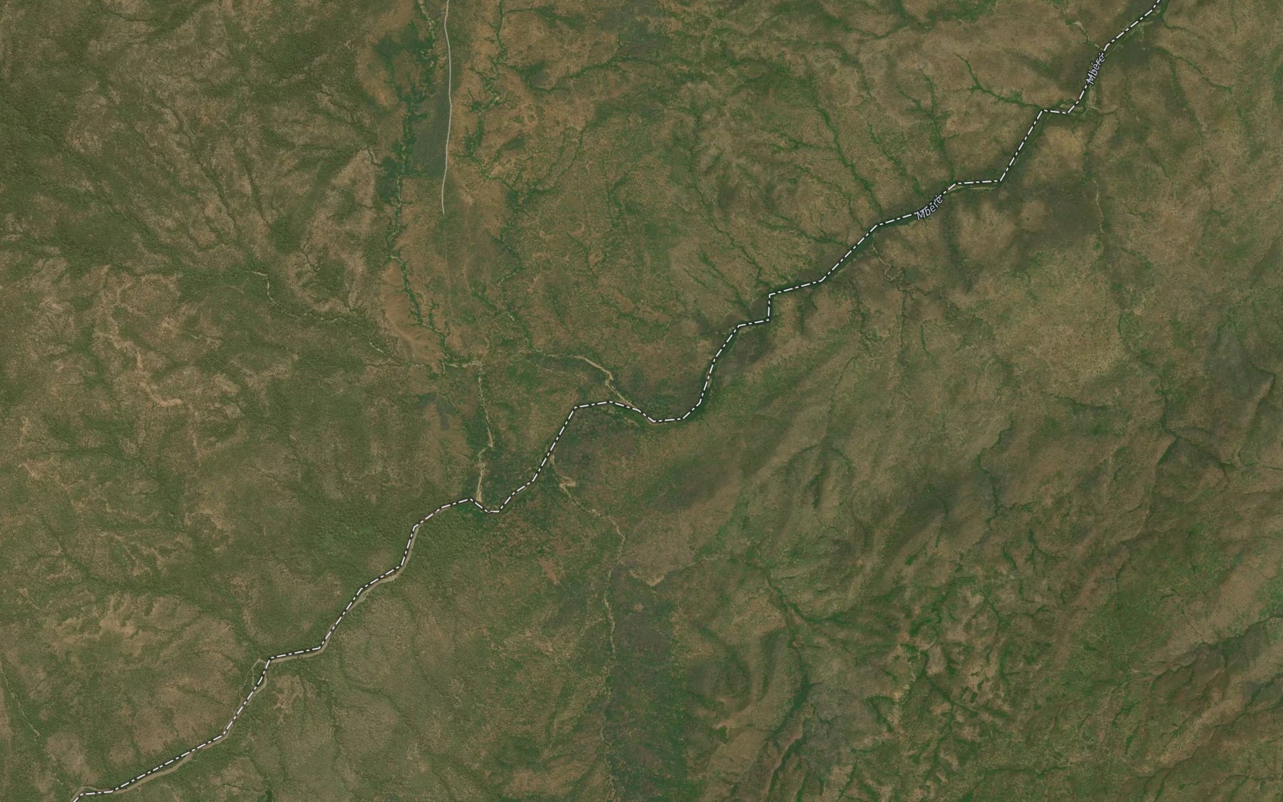 Satellite map of the Zebou