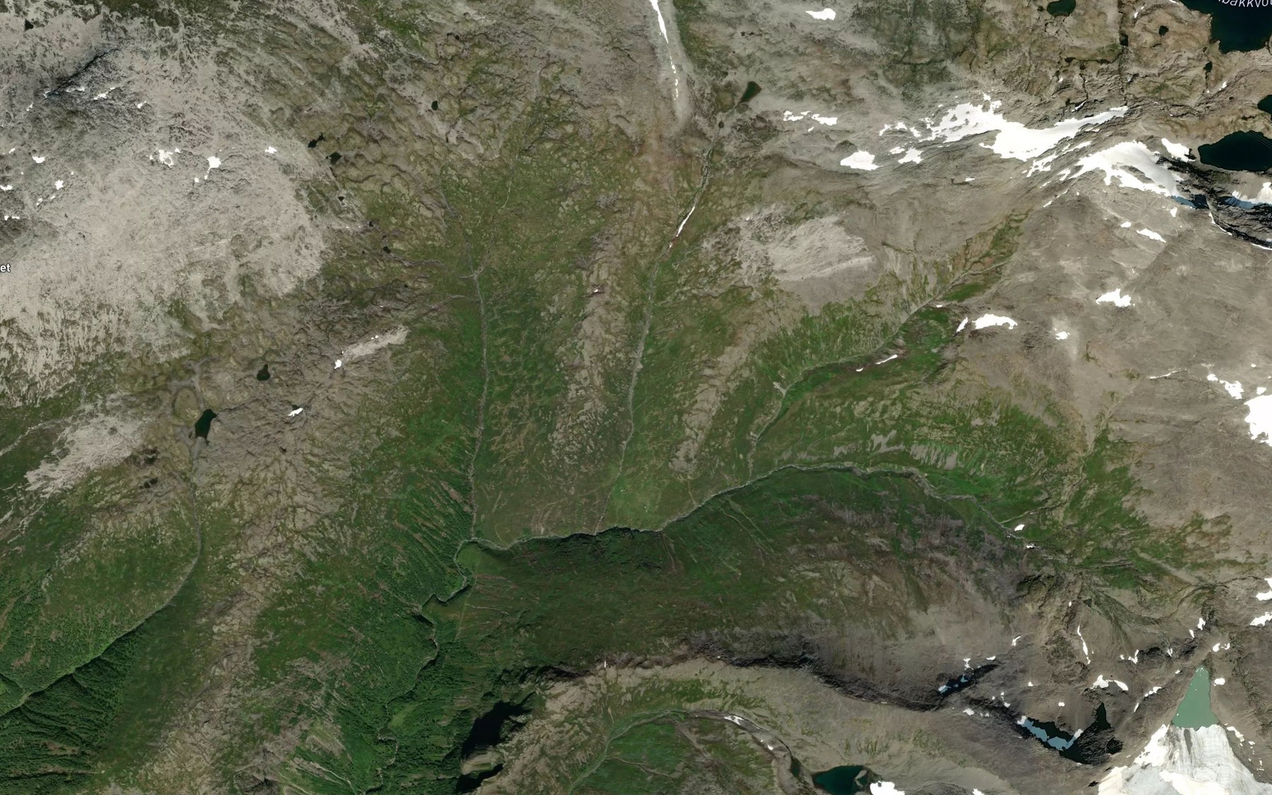 Satellite map of the Oyestolselvi