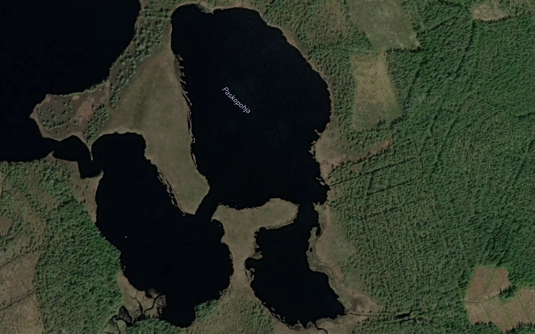 Satellite map of the Paskopohja