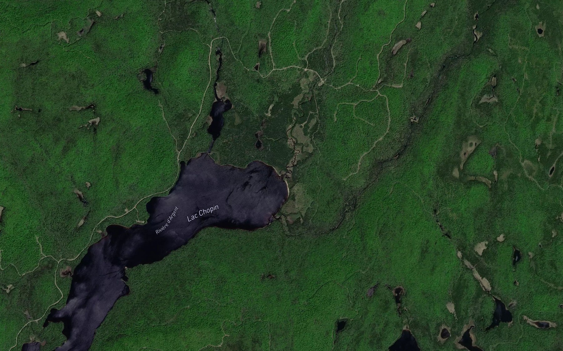Satellite map of the Ruisseau Mickiewicz