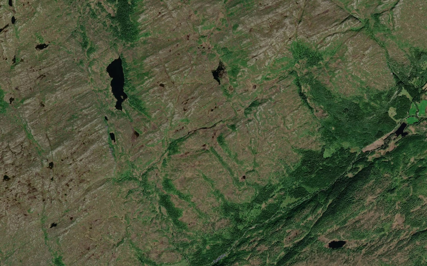 Satellite map of the Lunin