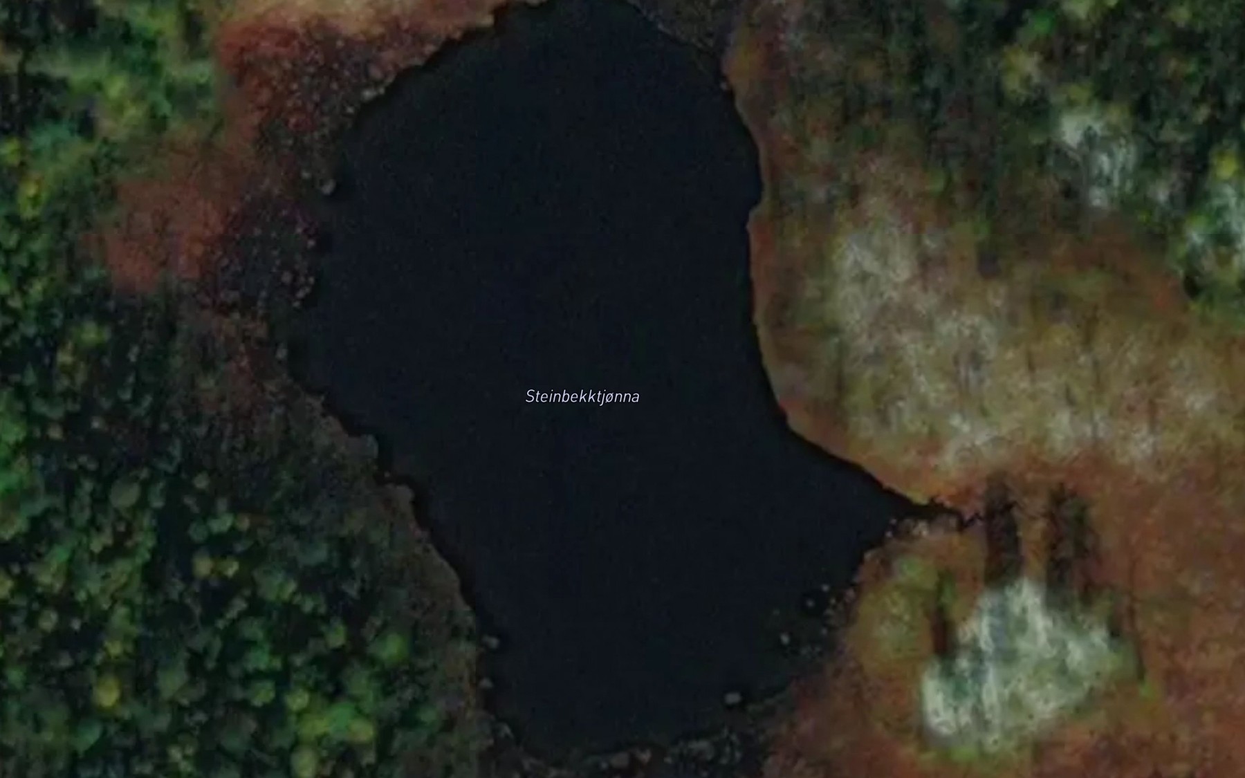 Satellite map of the Steinbekktjorna