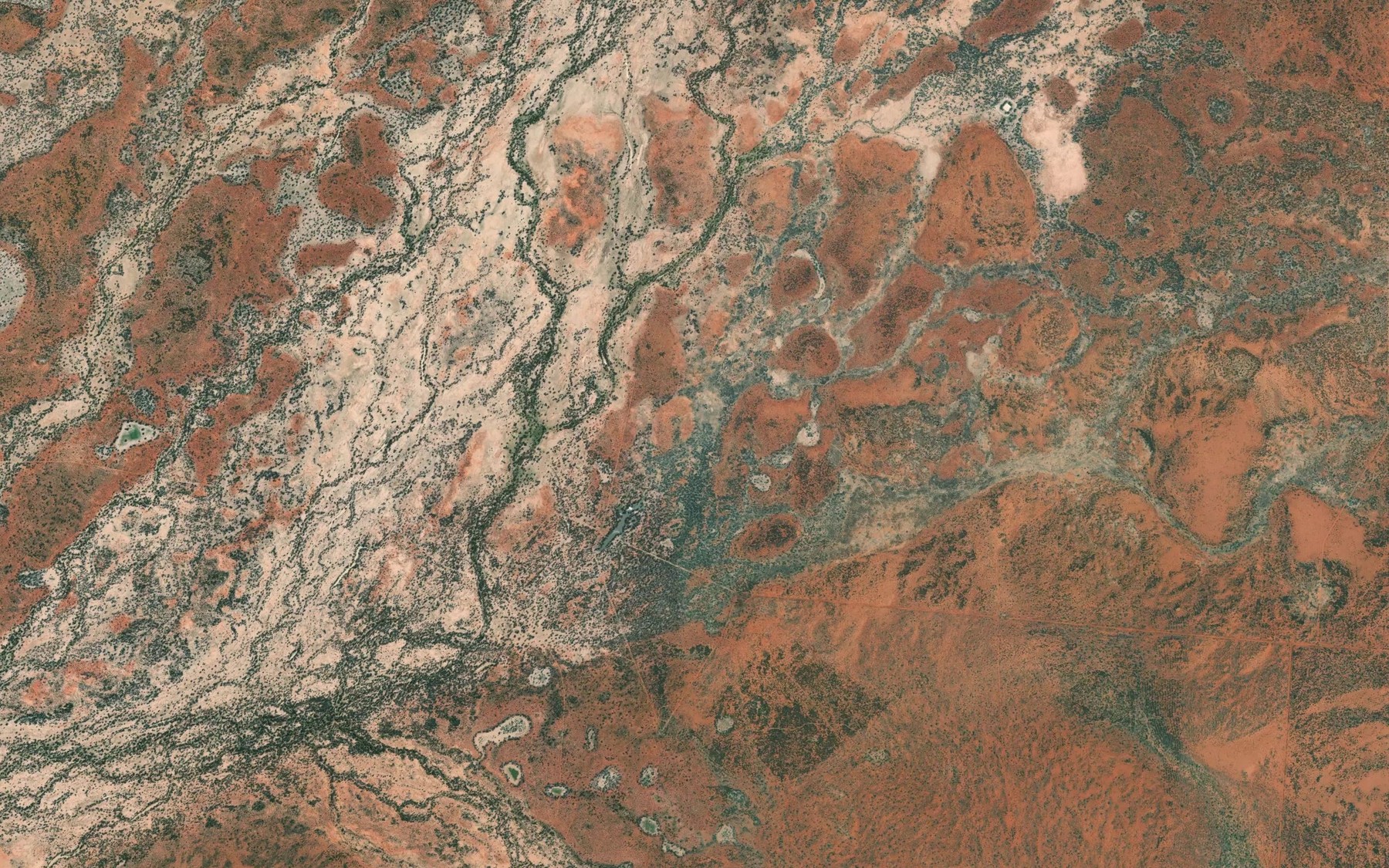 Satellite map of the Mambourie Creek