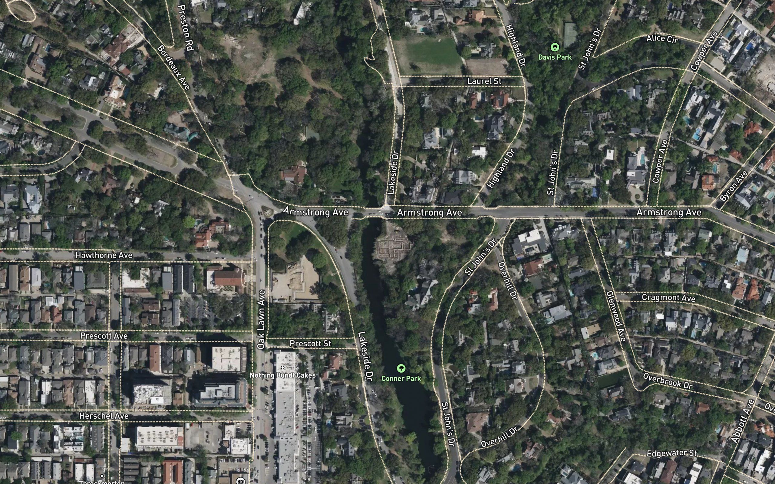 Wycliff Ave Lake