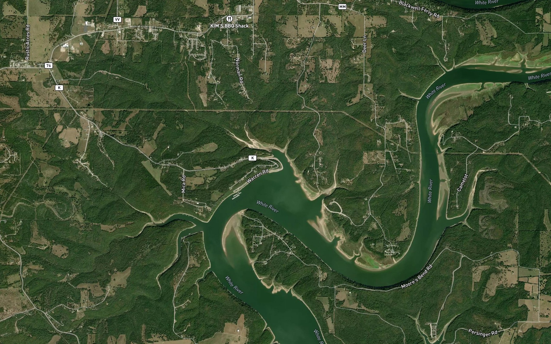 Satellite map of the Spot 7
