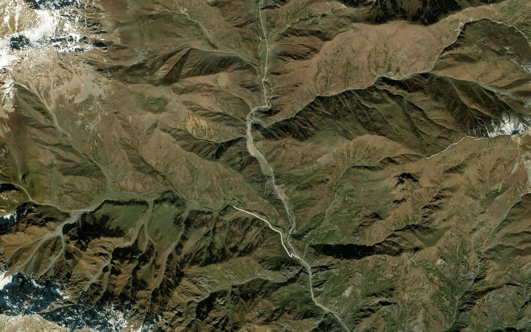 Satellite map of the Ozero Ken-Kel'