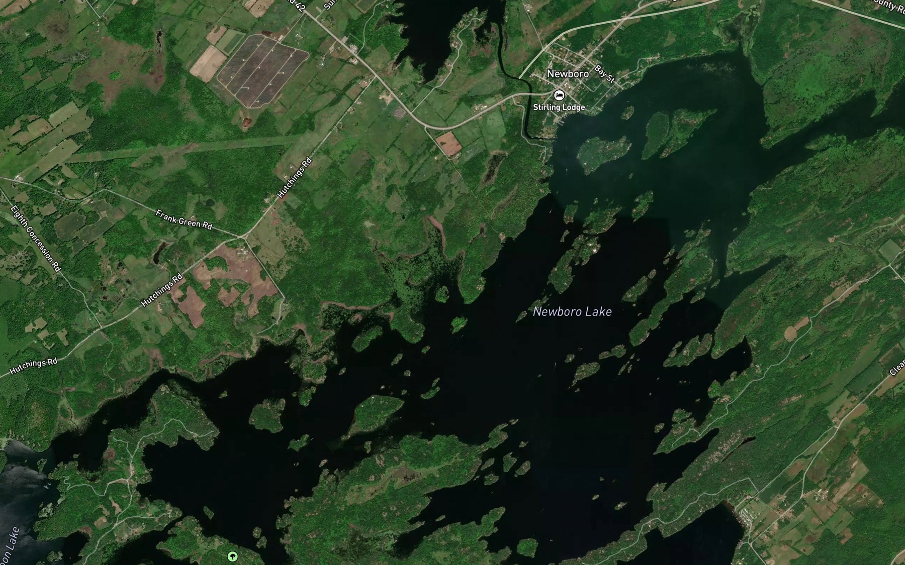 Satellite map of the Iron Mine Bay