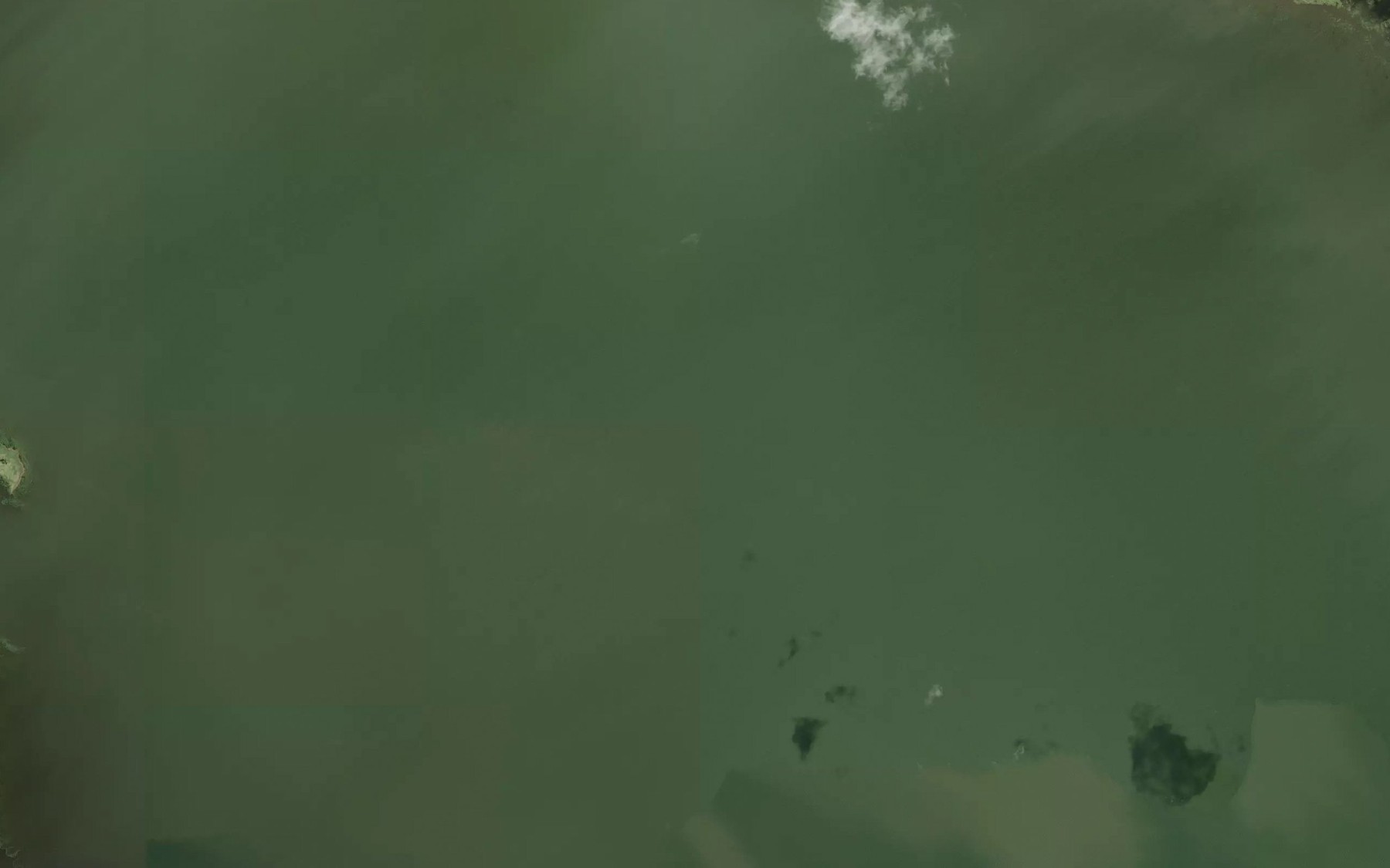 Satellite map of the Opuskaw Bay
