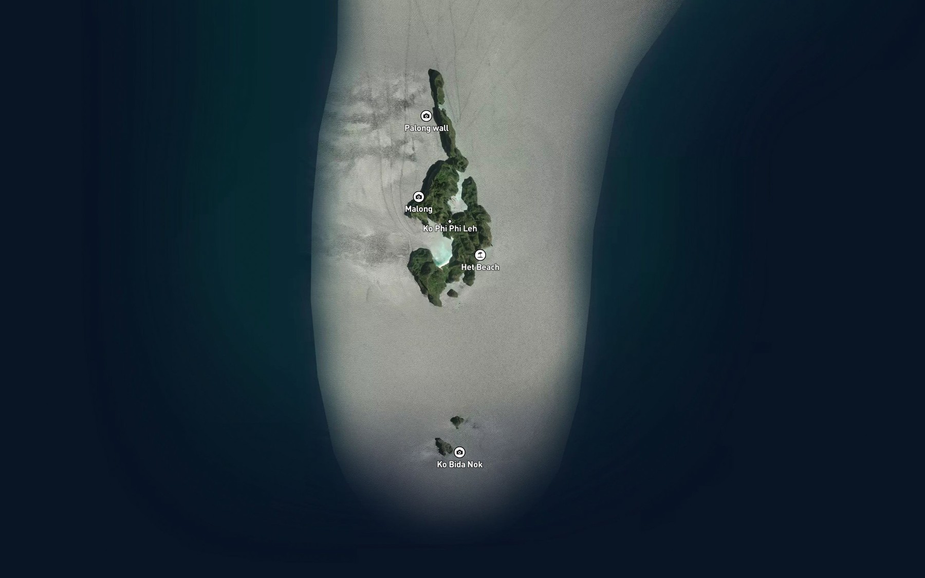 Satellite map of the Ao Lo Sa Ma