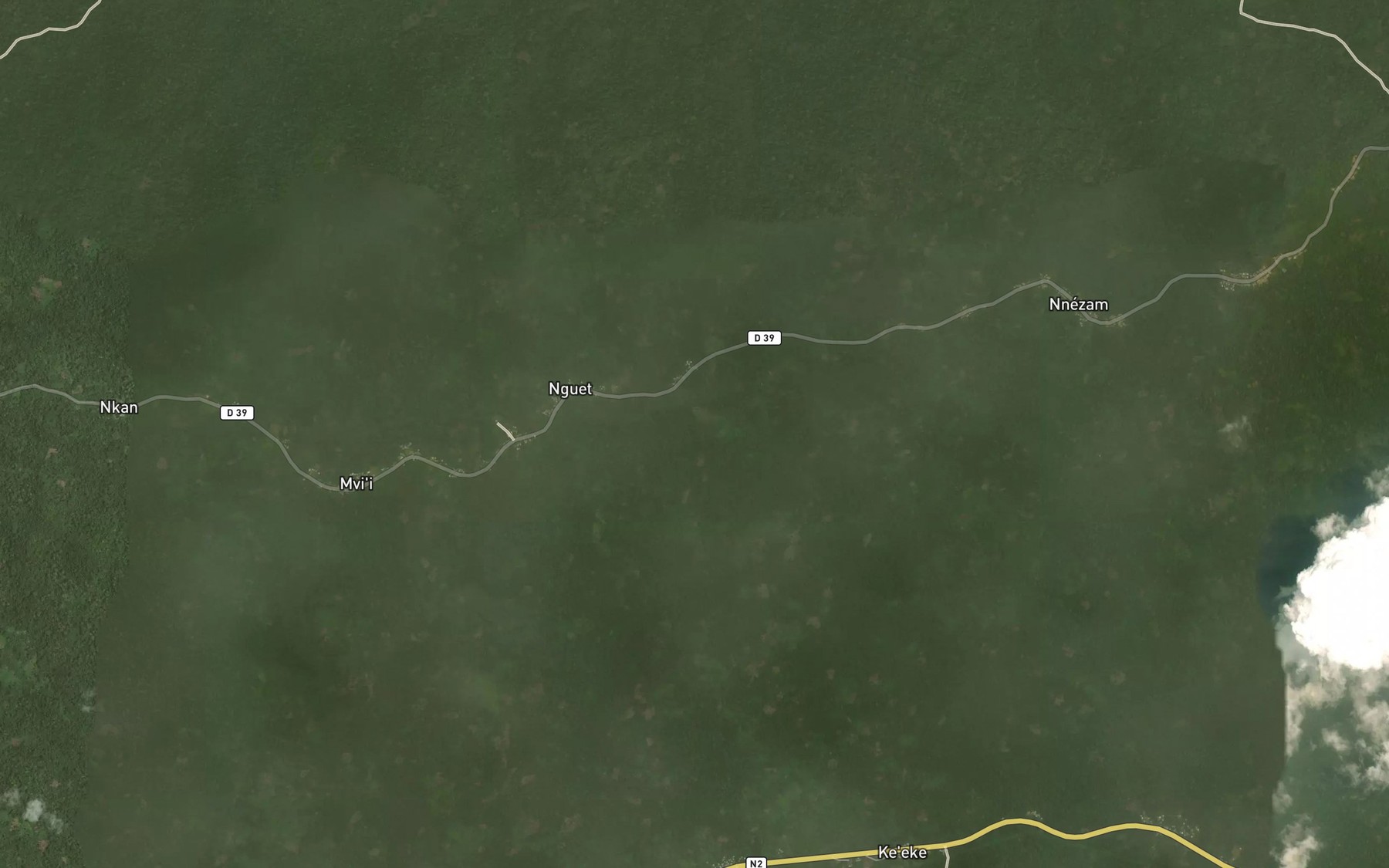 Satellite map of the Mendingang