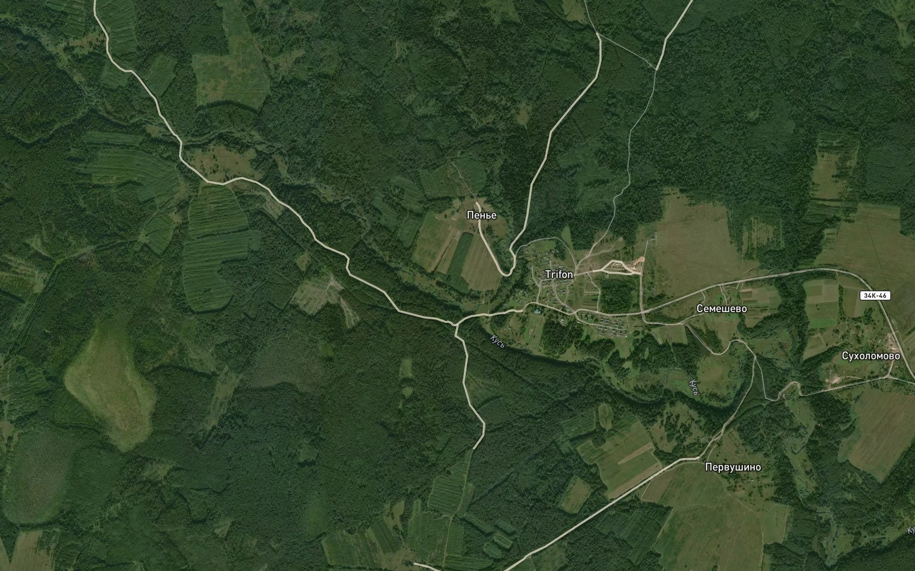 Satellite map of the Sakha