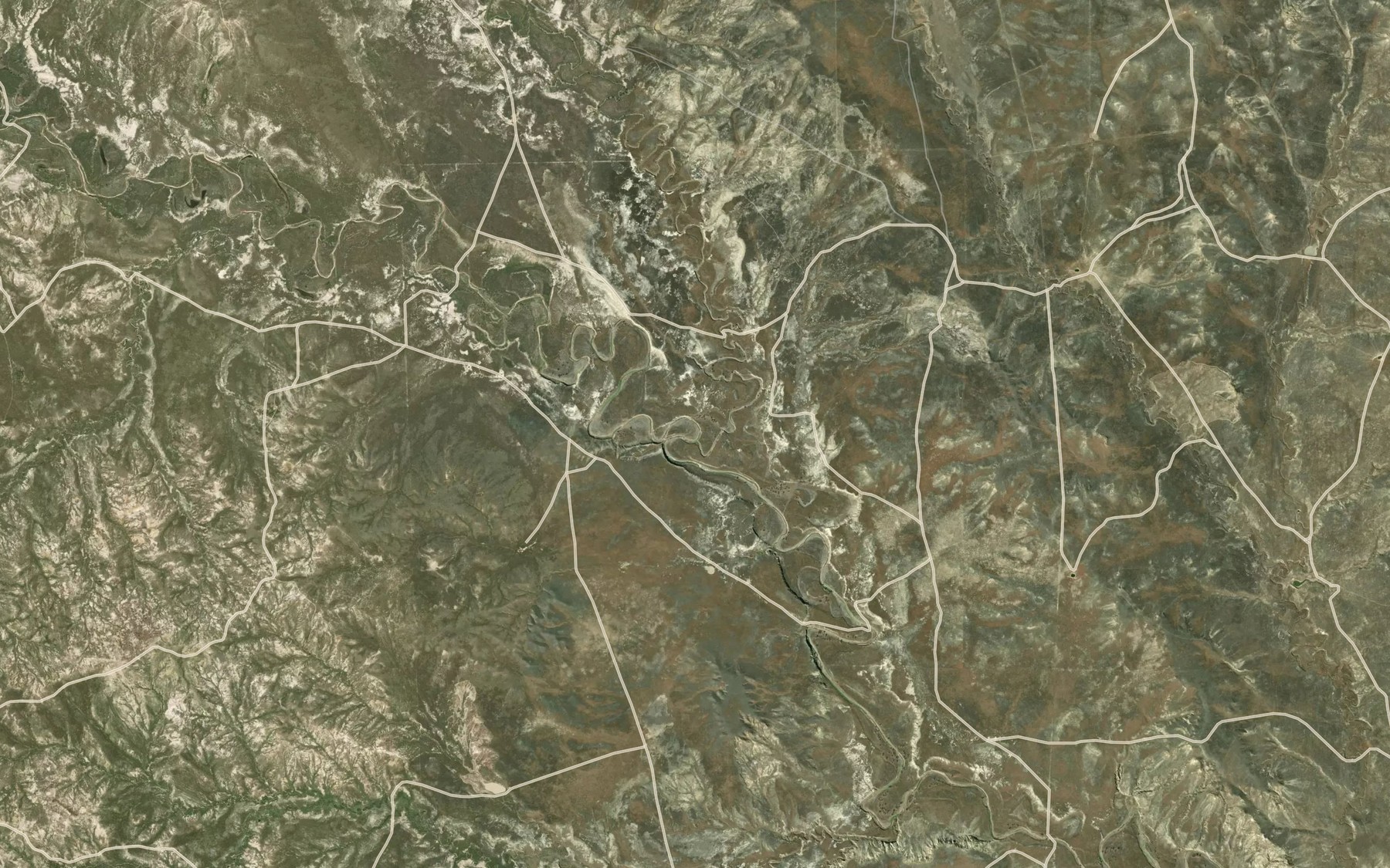 Satellite map of the Buck Creek