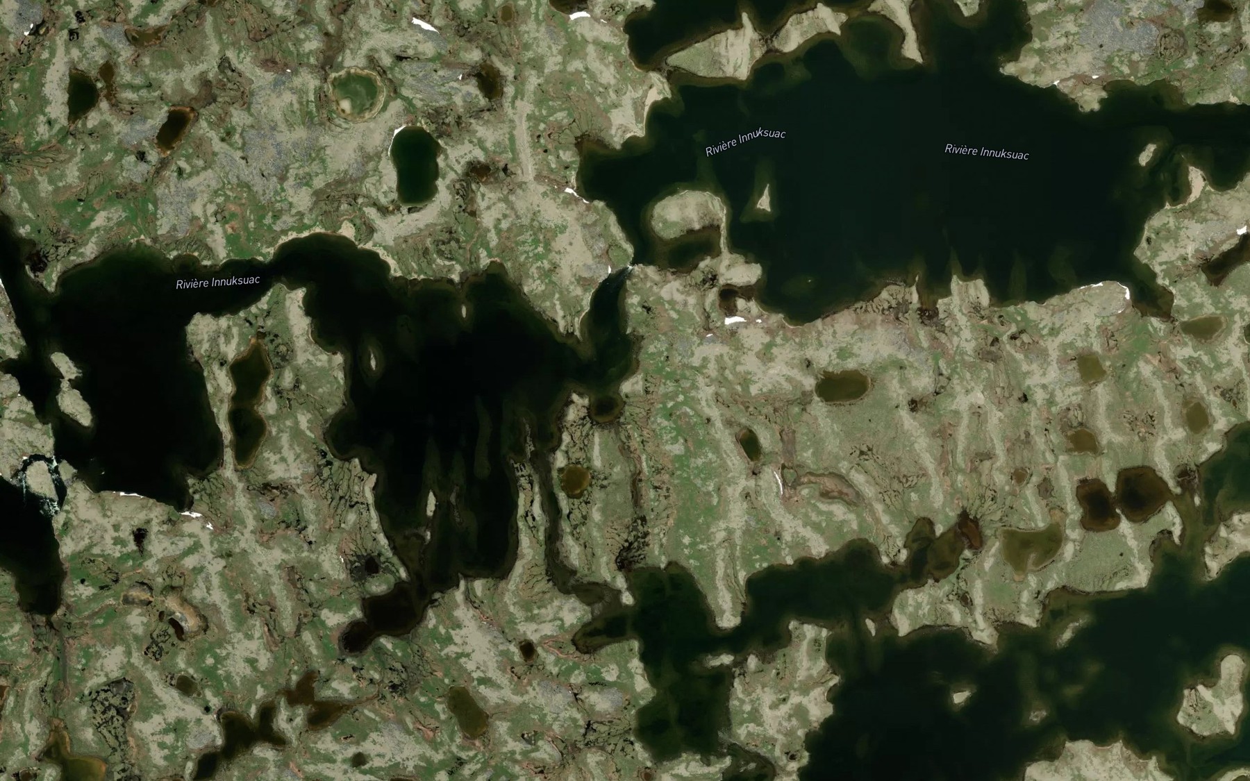 Satellite map of the Rapide Sanningajuq