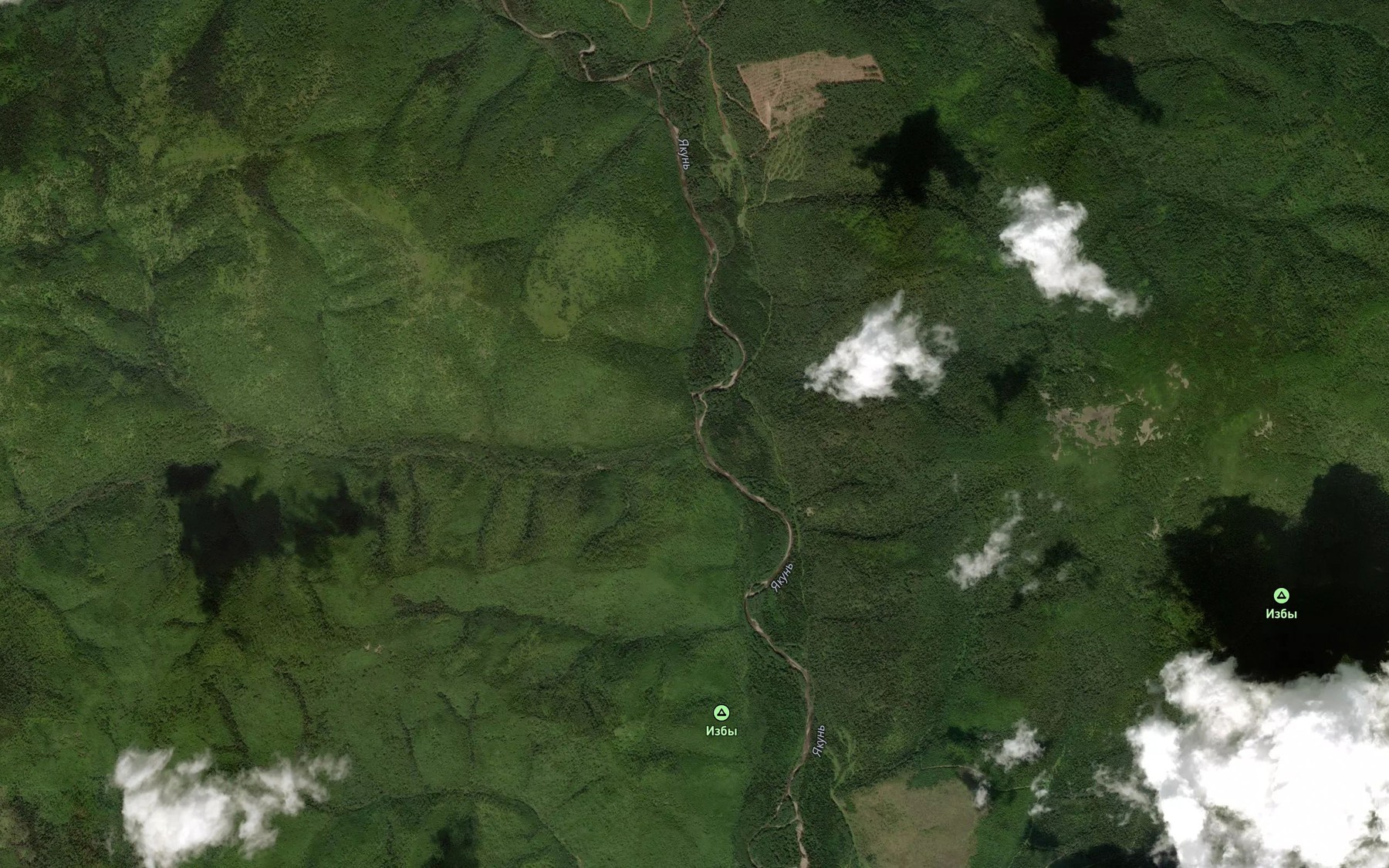 Satellite map of the Nizhniy Shirotnyy