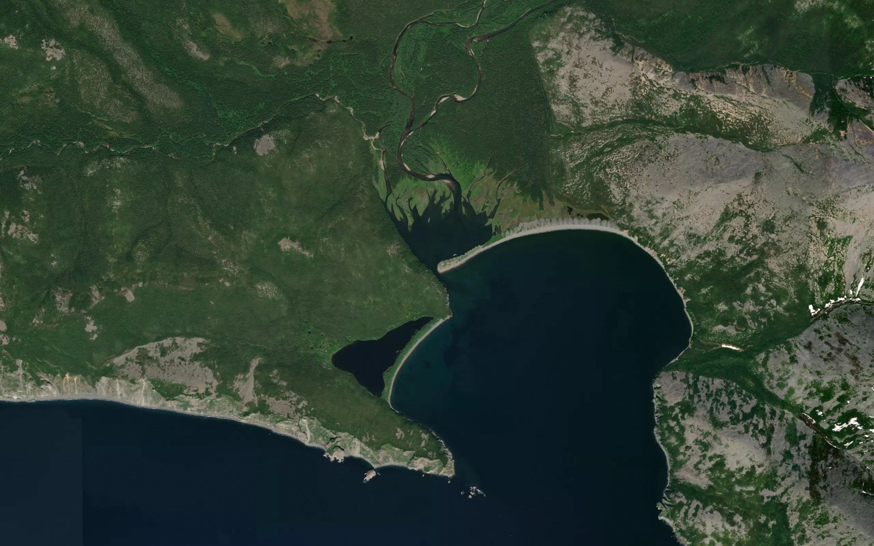 Satellite map of the Shilkan