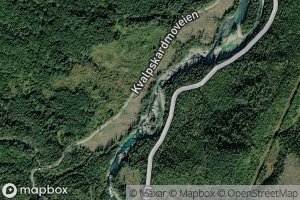 Satellite map of the Finnsprangfossen