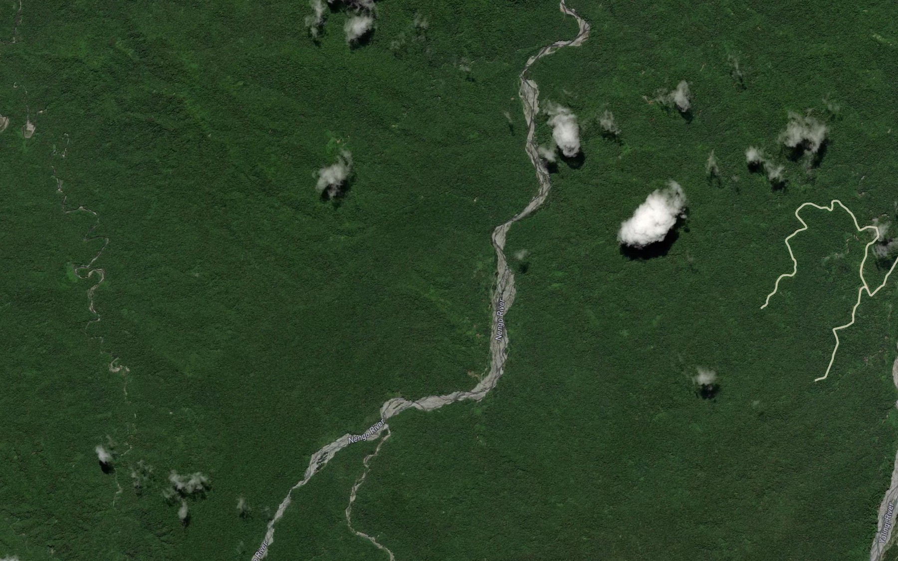 Satellite map of the Nimo Creek