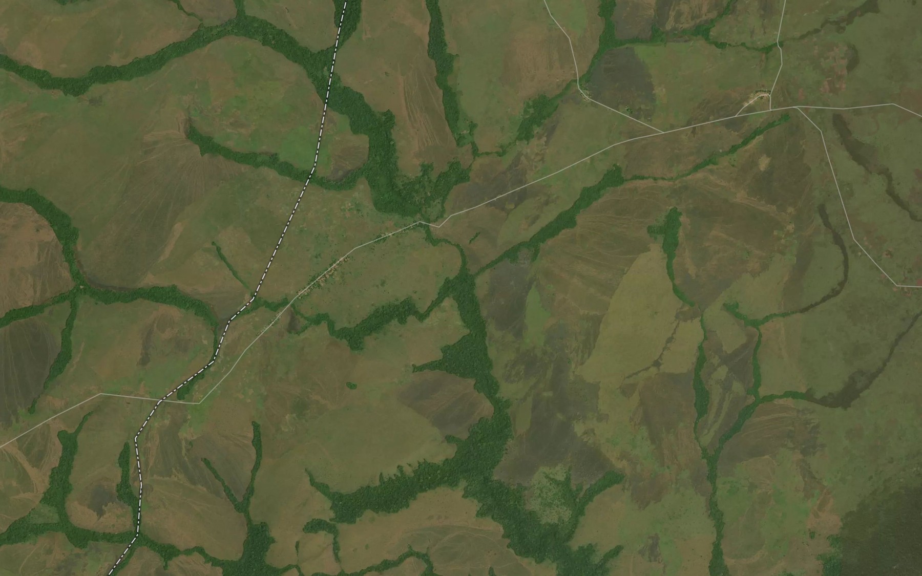 Satellite map of the Djendje