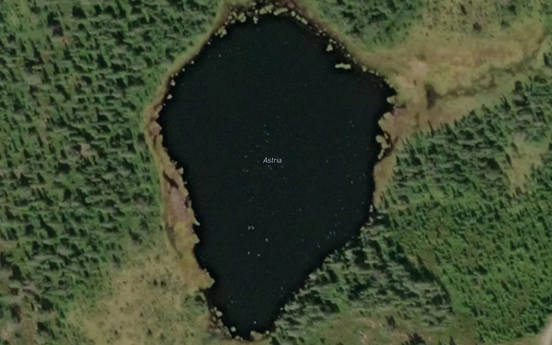 Satellite map of the Astria