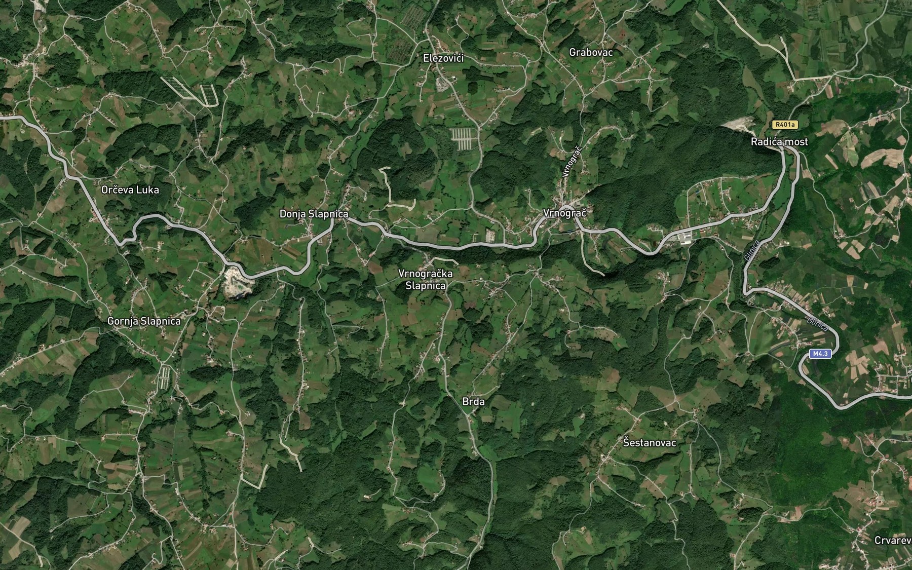 Satellite map of the Panaja