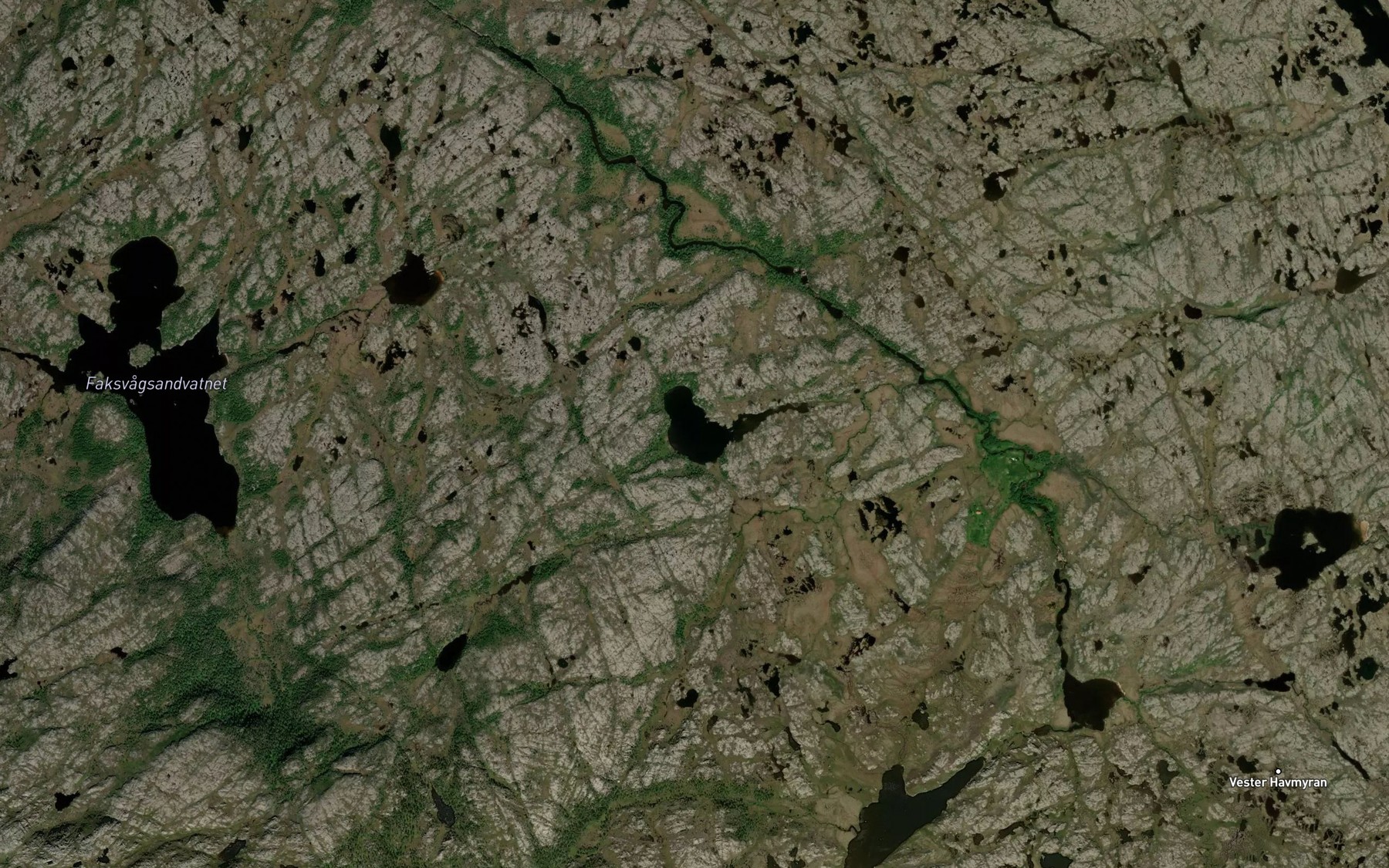 Satellite map of the Orndalsvatnet