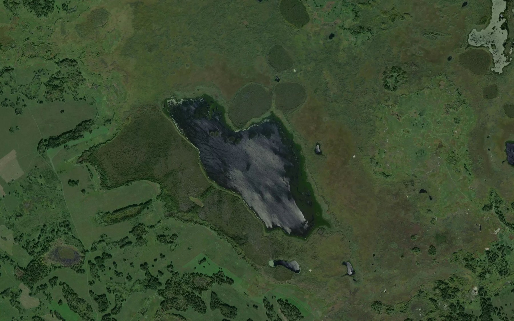 Satellite map of the Ozero Alabuga