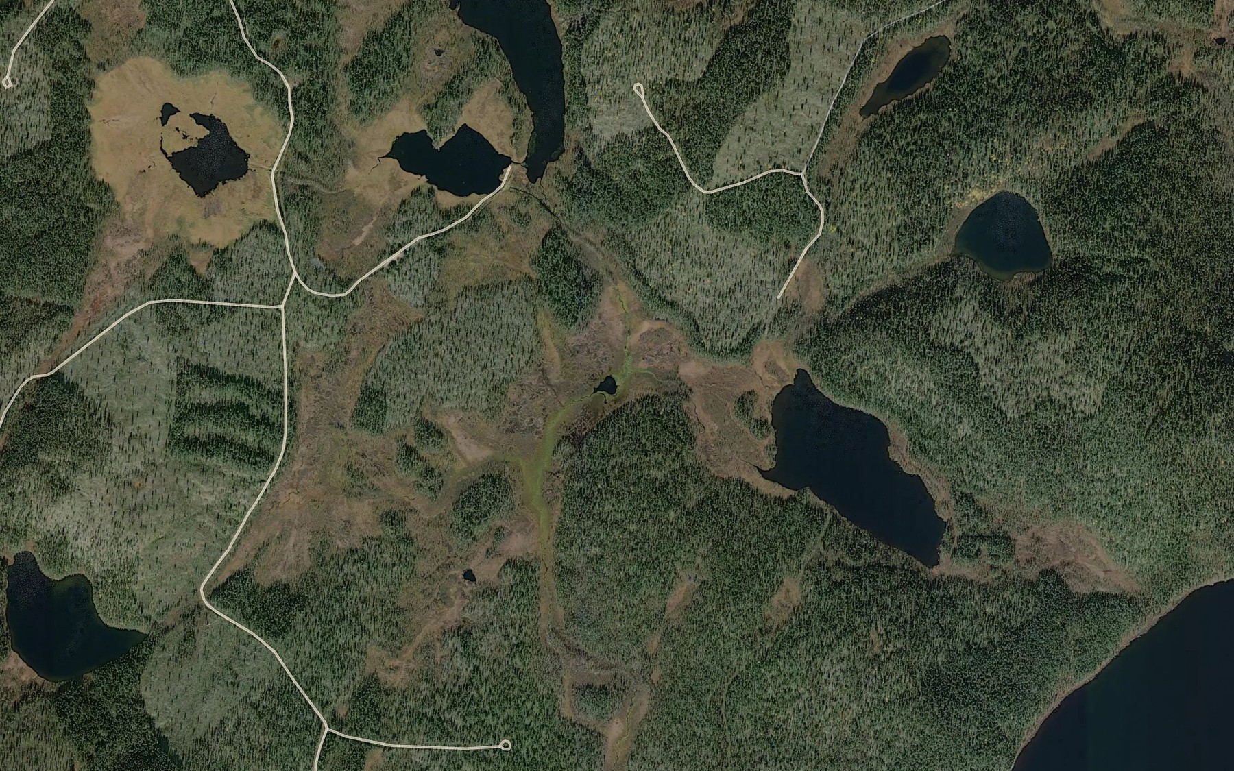 Satellite map of the Vanhakotajarvenoja