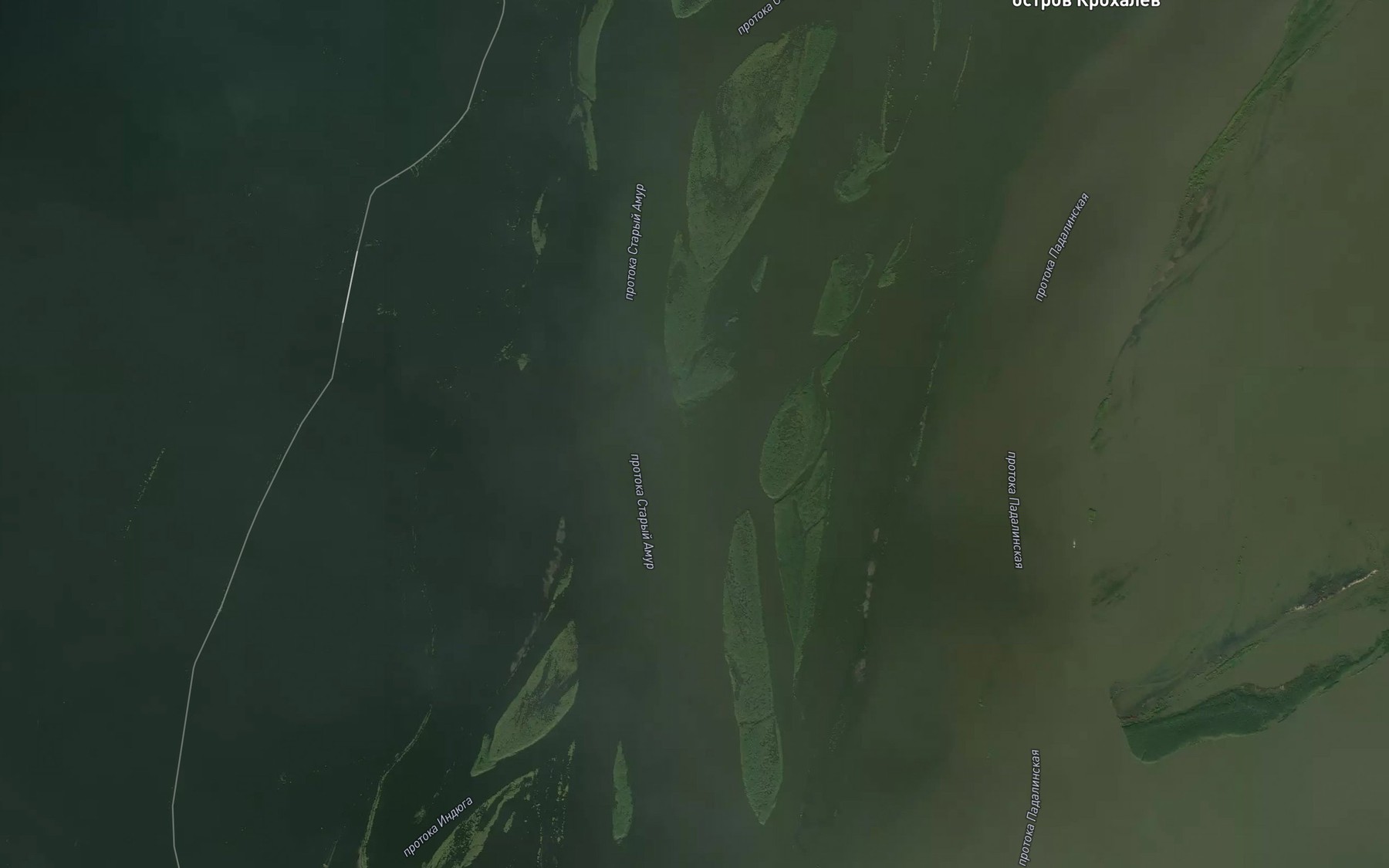 Satellite map of the Protoka Staryy Amur