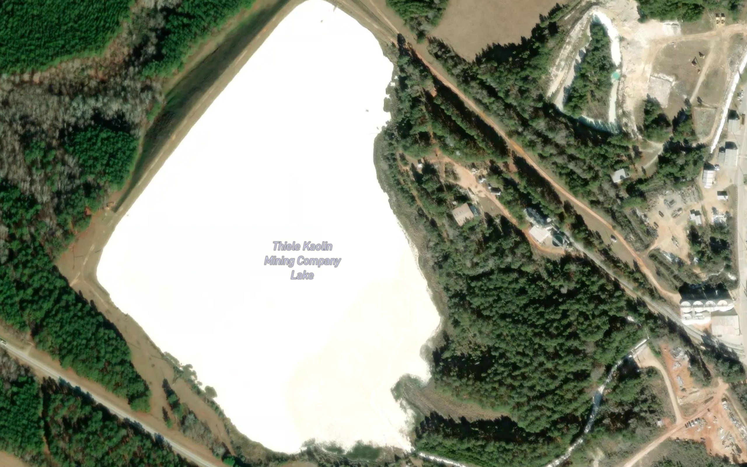 Thiele Kaolin Mining Company Lake