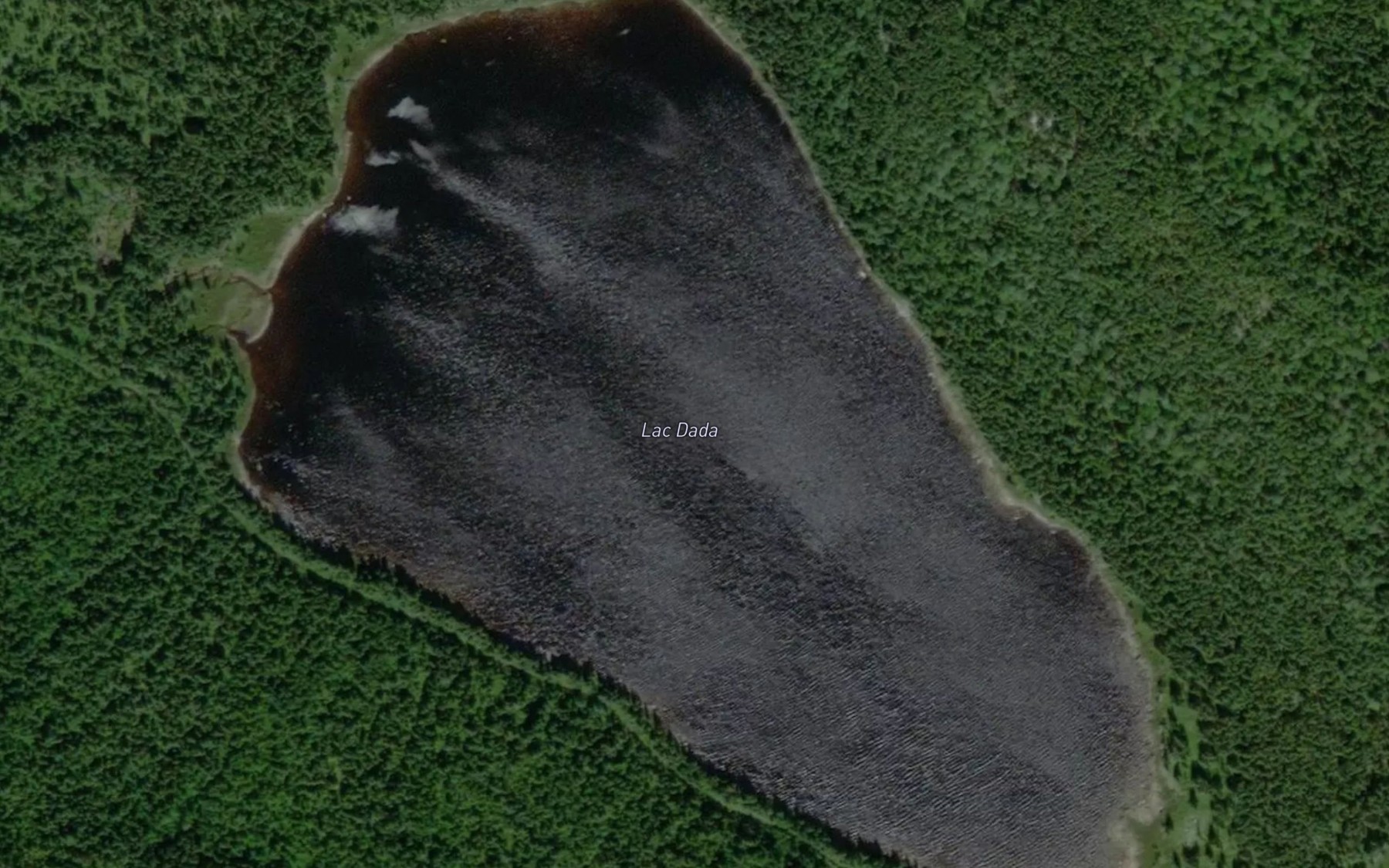Satellite map of the Lac Dada