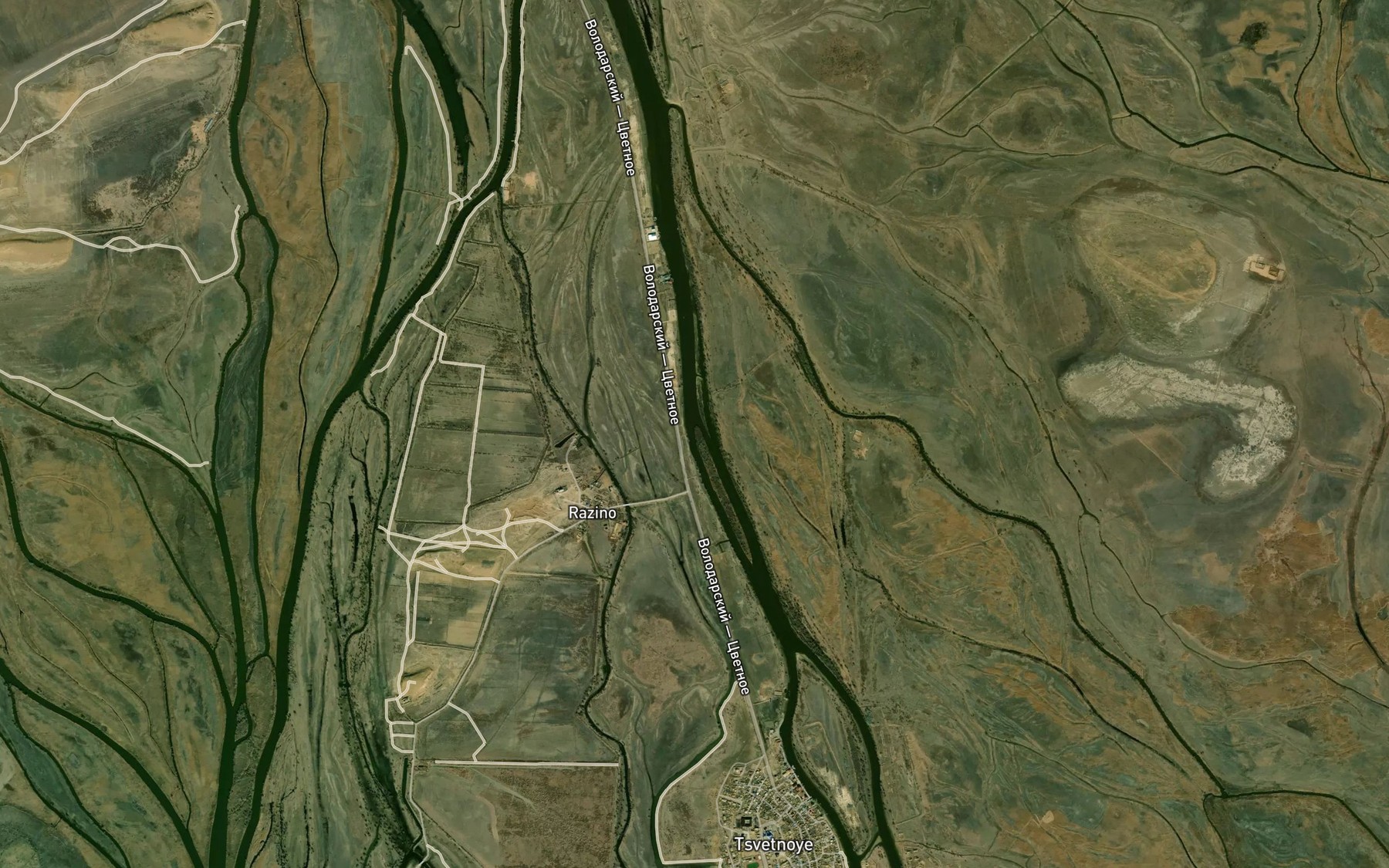 Satellite map of the Soroch'ya