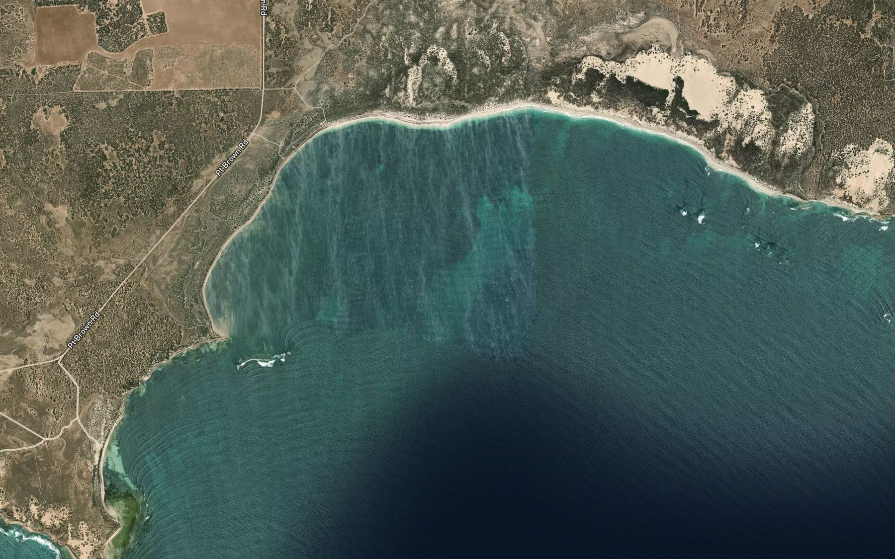 Satellite map of the Gascoigne Bay