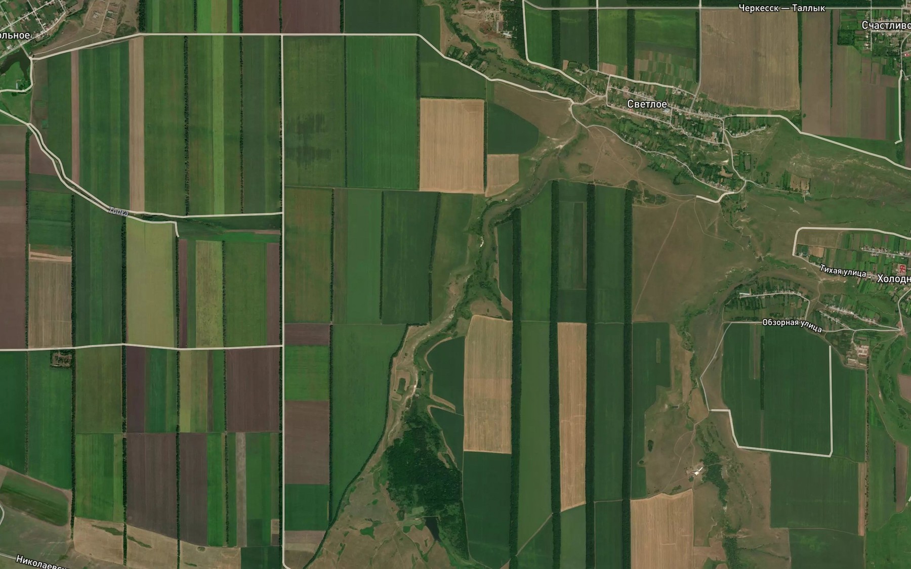 Satellite map of the Balka Obval'naya