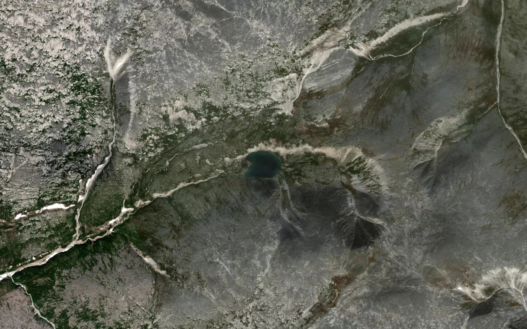 Satellite map of the Ozero Mute