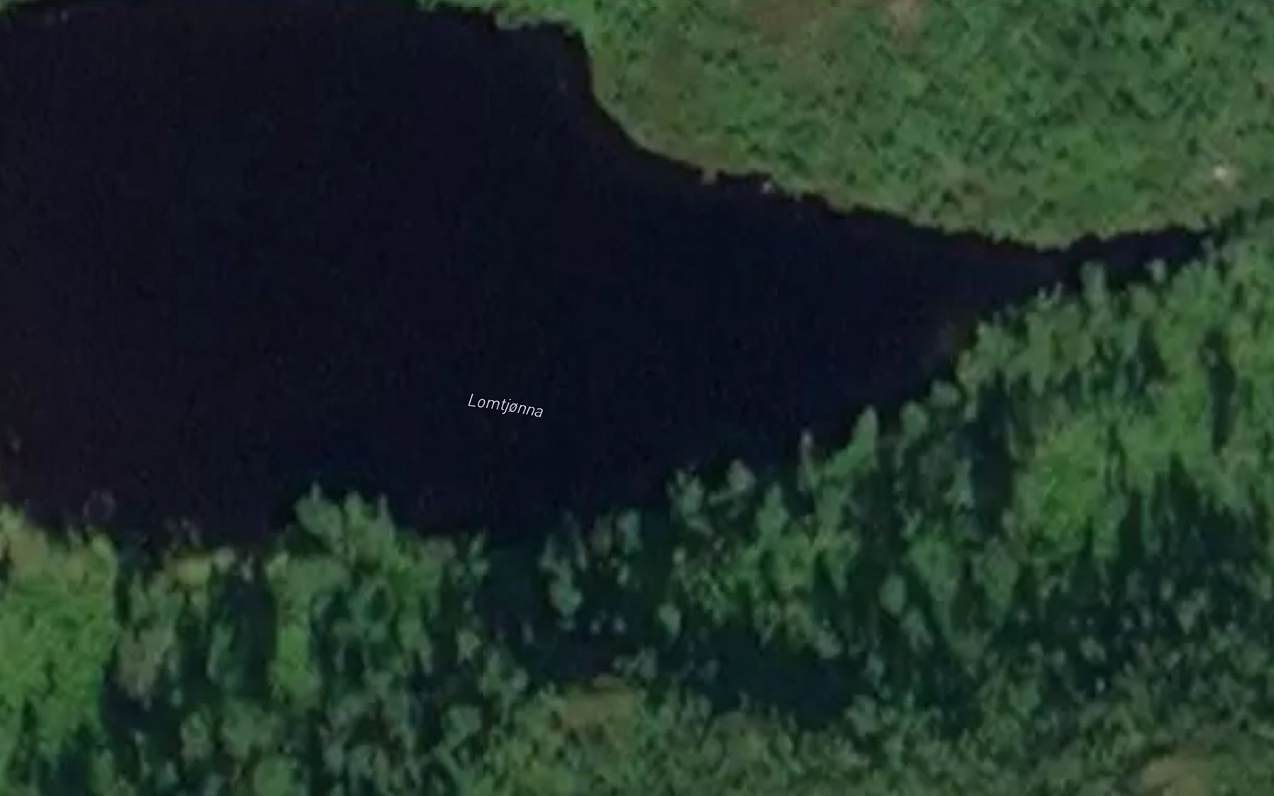 Satellite map of the Lomtjorna